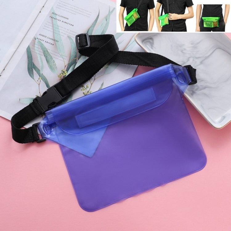 5 PCS Three-layer Sealed PVC Waterproof Waist Bag Drifting Waterproof Bag
