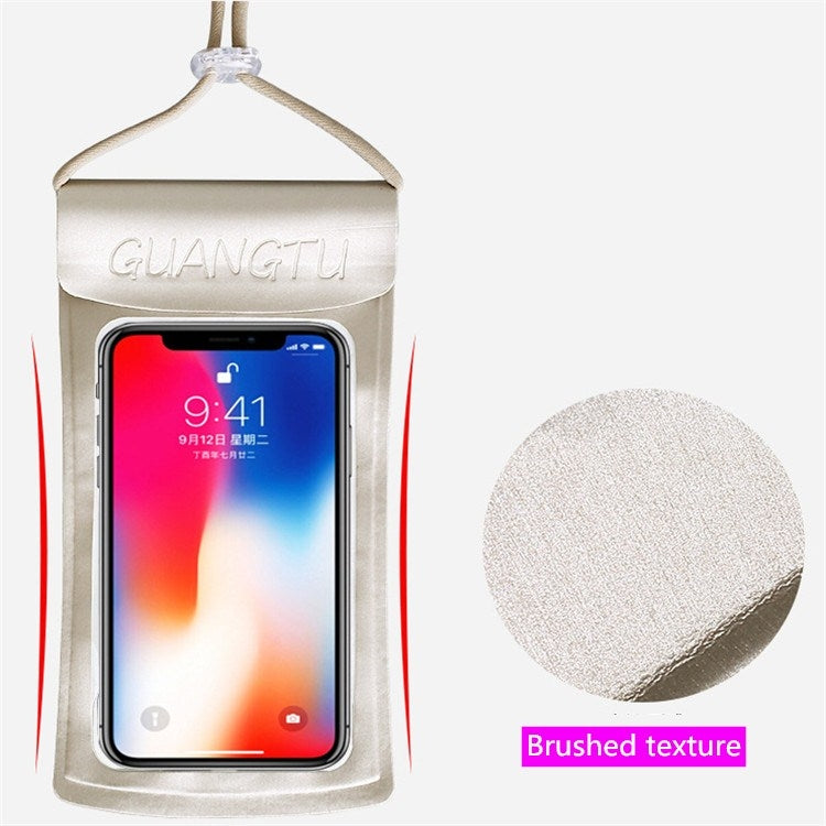 2 PCS Suitable For Mobile Phones Below 6.5 Inch Screen TPU Thickened Mobile Phone Waterproof Bag(Random Color)