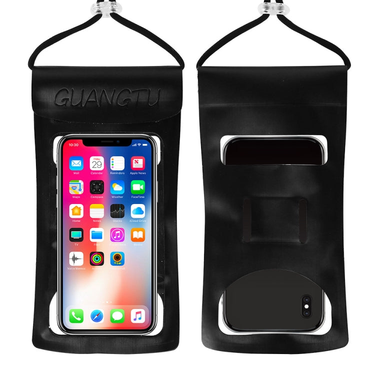 2 PCS Suitable For Mobile Phones Below 6.5 Inch Screen TPU Thickened Mobile Phone Waterproof Bag(Random Color)