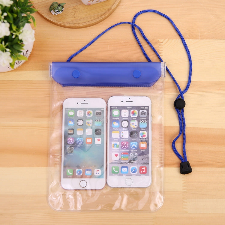 10 PCS Large Mobile Phone Transparent Waterproof Cover Touch Screen Rechargeable Mobile Phone Waterproof Bag(Random Color)