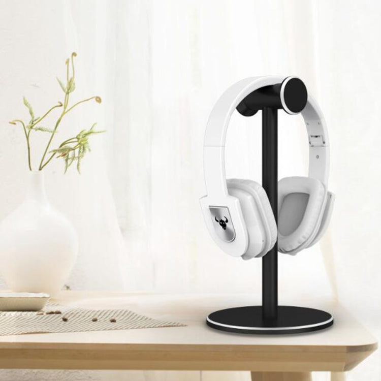 Head-mounted Metal Earphone Holder Internet Cafe Desktop Display Stand