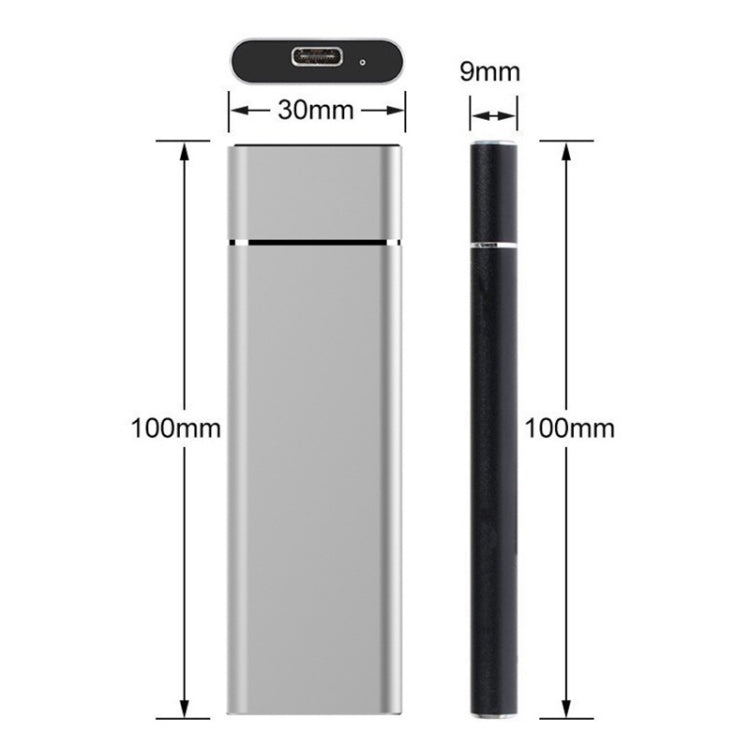 A100 1.8 Inch High Speed SSD Mobile Solid State Drive, Capacity:8TB
