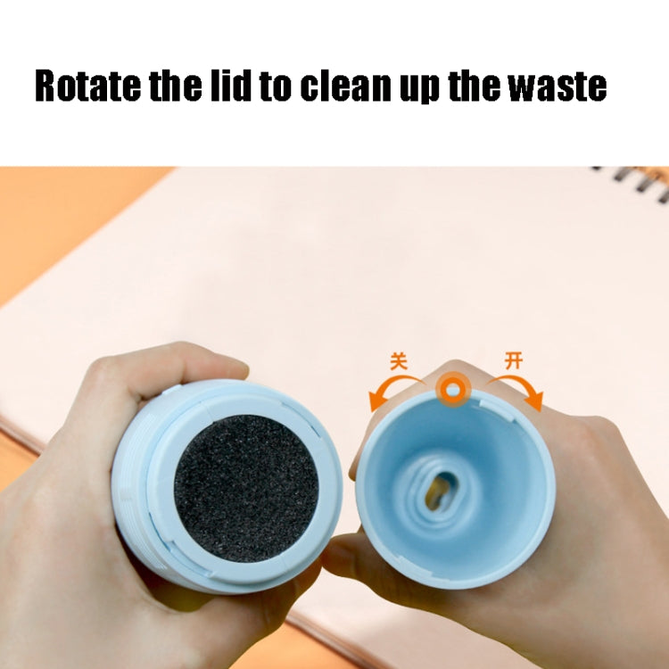 C501 Wireless Car Carrot Vacuum Cleaner USB Charging Desktop Keyboard Cleaning Mini Vacuum Cleaner(Blue)