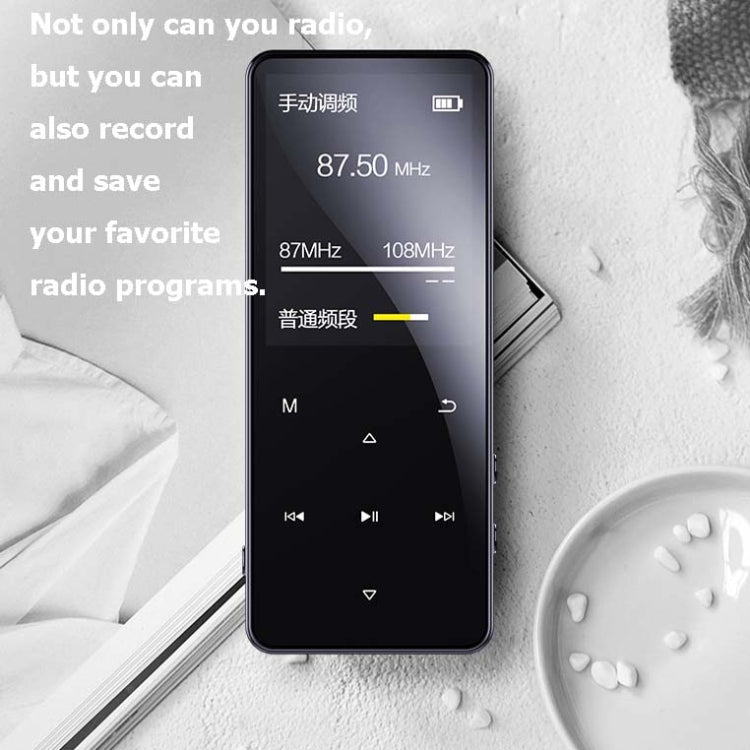 mrobo-M11 A6 1.8 inch Multi-function Touch MP3 Player Student MP4 Mini Walkman, Support External TF Card, Body color: Touchpad, Memory Capacity: 16GB