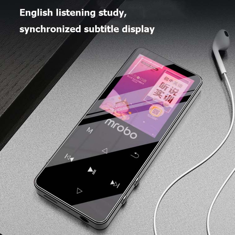 mrobo-M11 A6 1.8 inch Multi-function Touch MP3 Player Student MP4 Mini Walkman, Support External TF Card, Body color: Touchpad, Memory Capacity: 16GB