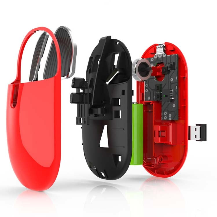 M203 2.4Ghz 5 Buttons 1600DPI Wireless Optical Mouse Computer Notebook Office Home Silent Mouse, Style:2.4G