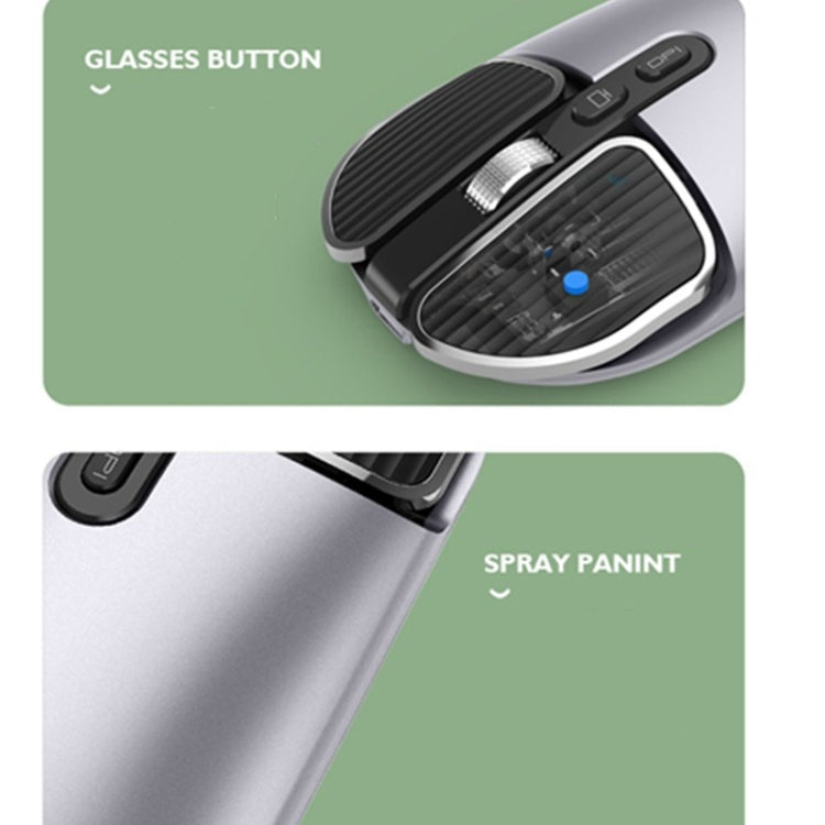 M203 2.4Ghz 5 Buttons 1600DPI Wireless Optical Mouse Computer Notebook Office Home Silent Mouse, Style:2.4G+Bluetooth