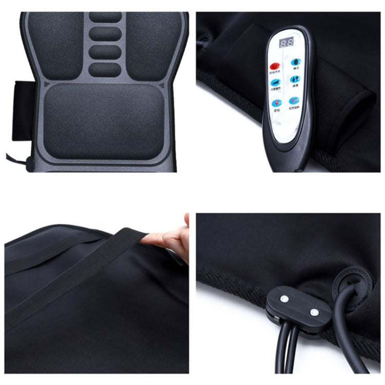 YJ-308 Car Massager Cervical Spine Neck Waist Car Home Heating Whole Body Multifunctional Massage Mat, Specification: Deluxe Edition
