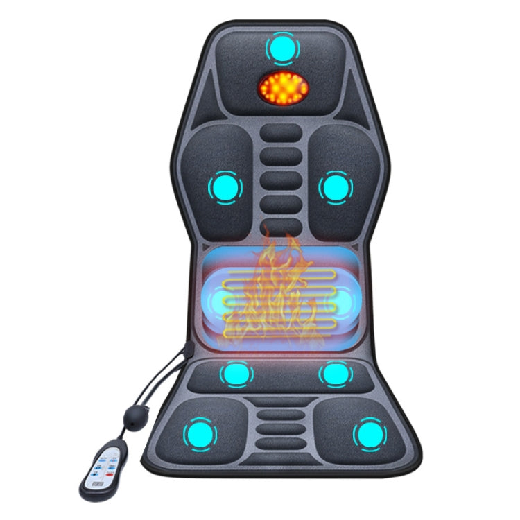YJ-308 Car Massager Cervical Spine Neck Waist Car Home Heating Whole Body Multifunctional Massage Mat, Specification: Premium Edition