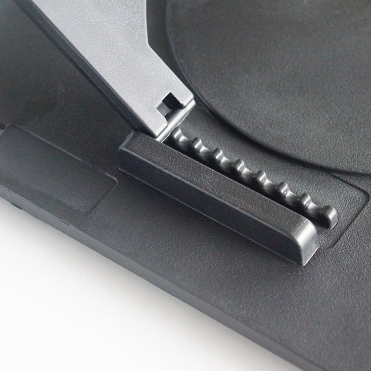 The 360-degree Rotation Angle Copy Table Base Supports Folding Computer Cooling Base Adjustment Bracket(Black)