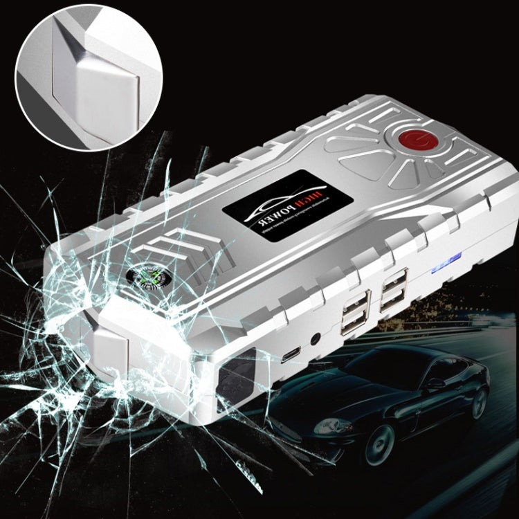DADAOLONG Multifunctional Portable Car Emergency Starting Power Supply 12V Power Bank Car Backup Power Supply, CN Plug 21000mAh Standard Version + Pump