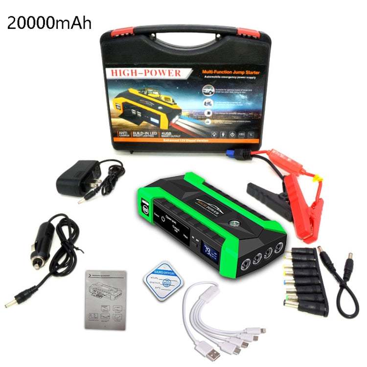 Car Emergency Starting Power 12V Car Multi-Function Mobile Car Battery, CN Plug, Battery capacity: 20000mAh