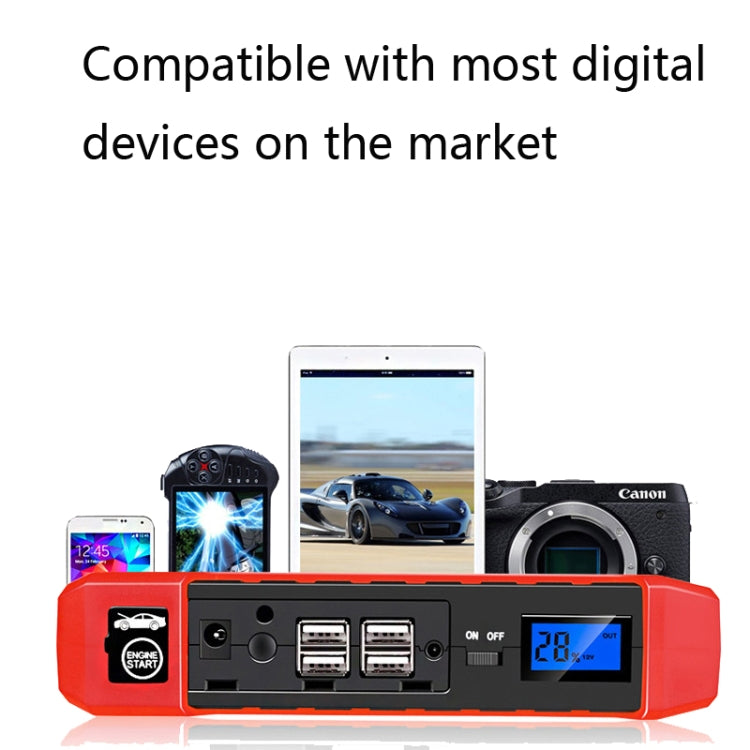 Car Emergency Starting Power 12V Car Multi-Function Mobile Car Battery, CN Plug, Battery capacity: 28000mAh