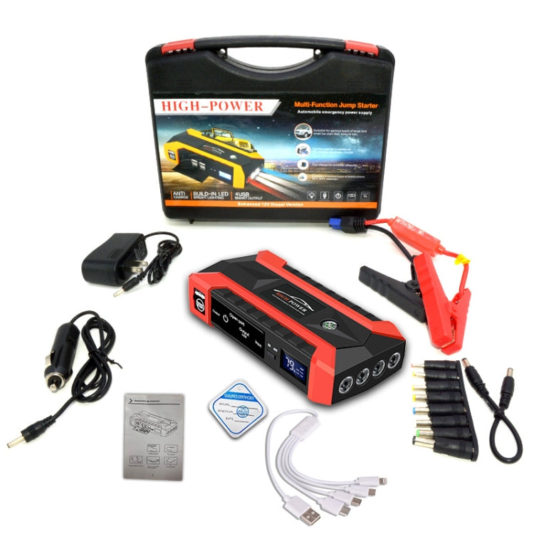 Car Emergency Starting Power 12V Car Multi-Function Mobile Car Battery, CN Plug, Battery capacity: 89800mAh