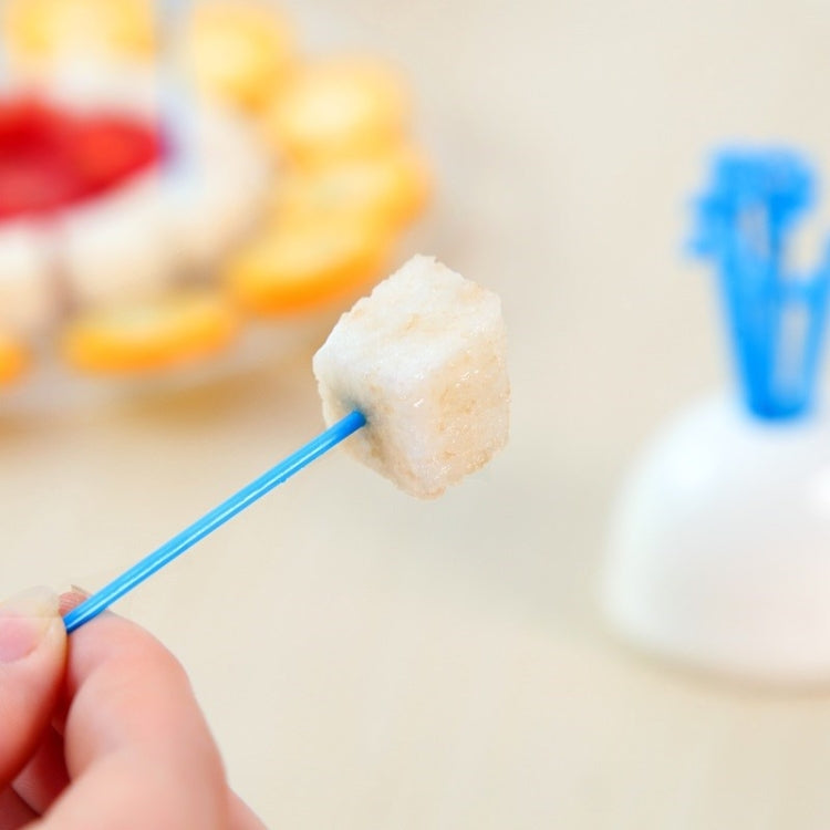 5 PCS Creative Cute Whale Spray Fruit Fork Kitchen Supplies