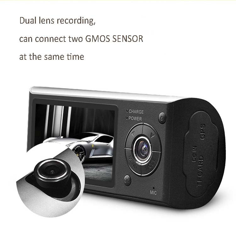 R300 2.7 Inch Screen Driving Recorder GPS Track HD Front And Rear Dual Recording Driving Recorder SQ Program