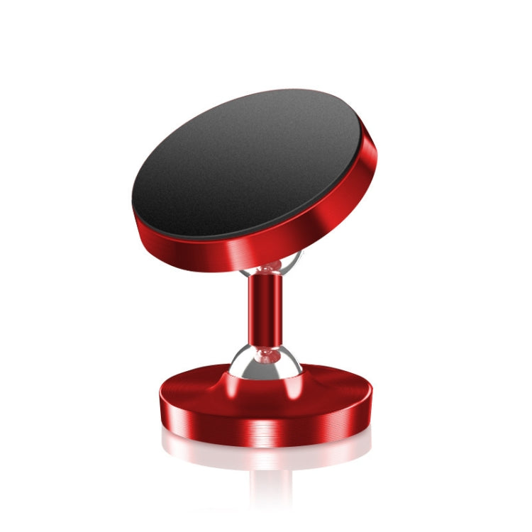 3 PCS Car Phone Holder Alloy Magnetic Universal Dual Ball Rotating Car Phone Holder, Colour: Matte Red