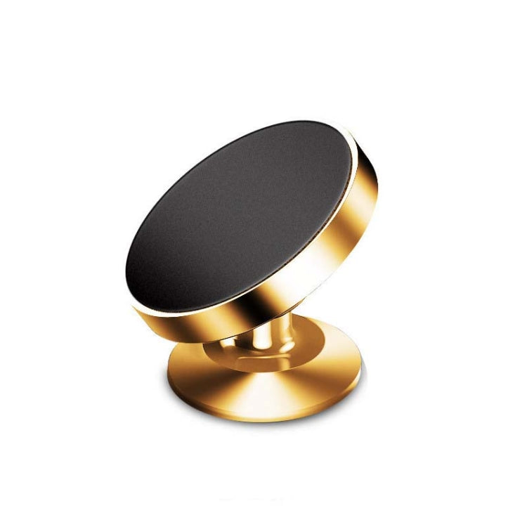 3 PCS Car Phone Holder Alloy Magnetic Universal Dual Ball Rotating Car Phone Holder, Colour: Golden (Single Ball)