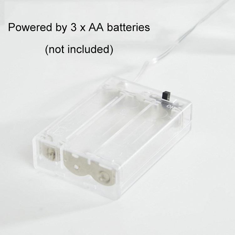 2m 20LEDs Christmas String Lights Christmas Bells Ball Decoration Lamp, Style: Lattice Bowknot Bell