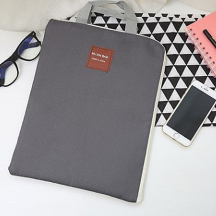 Waterproof Nylon Zipper Tablet Business Handbag, Size: 35 x 27cm