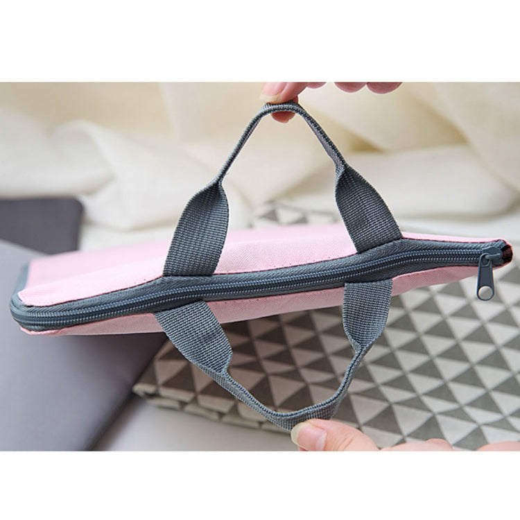 Waterproof Nylon Zipper Tablet Business Handbag, Size: 35 x 27cm