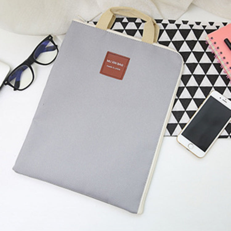 Waterproof Nylon Zipper Tablet Business Handbag, Size: 35 x 27cm