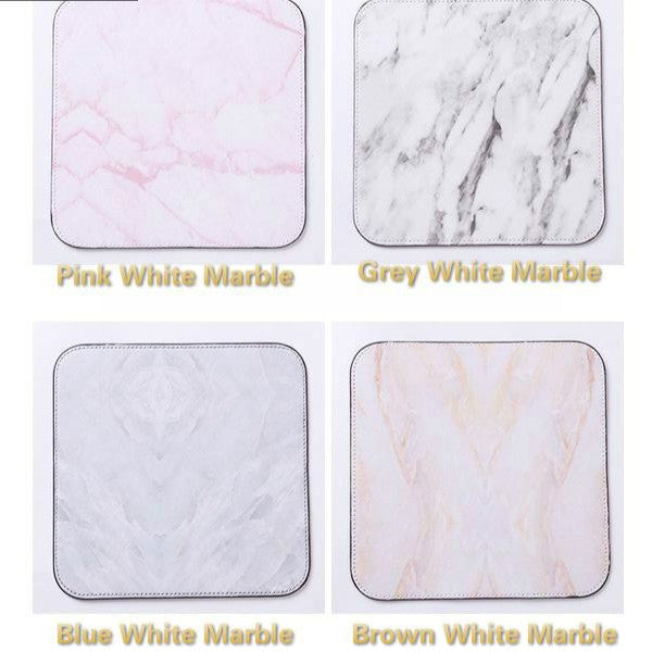 Office Desk Mat Marble Pattern Desk Organizer School Supplies Mouse Desk Tools