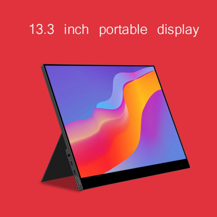 DQ12 13.3 inch LCD Monitor HDR Large Screen Computer Monitor, Specifications:1080P