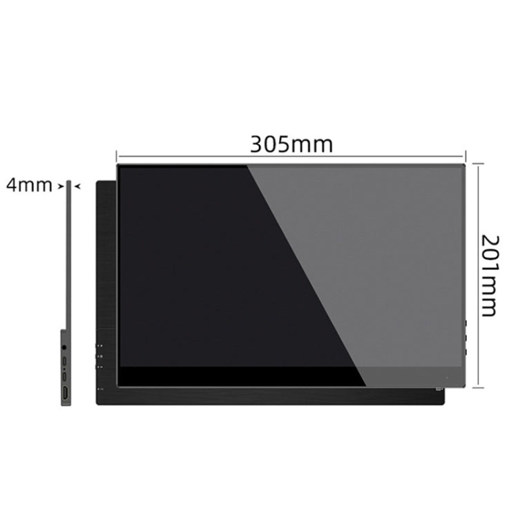 DQ12 13.3 inch LCD Monitor HDR Large Screen Computer Monitor, Specifications:1080P