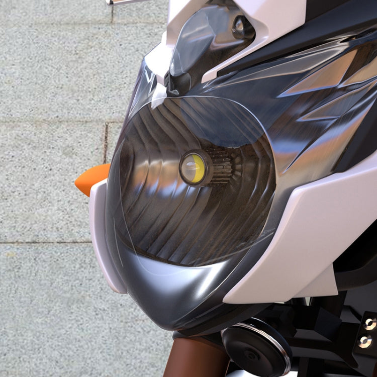 2 PCS CS-547F1 DC12-80V/900-1000LM/12W Motorcycle LED Headlight Far And Near Beam Spotlight Three Claw With Lens Fisheye Car Light