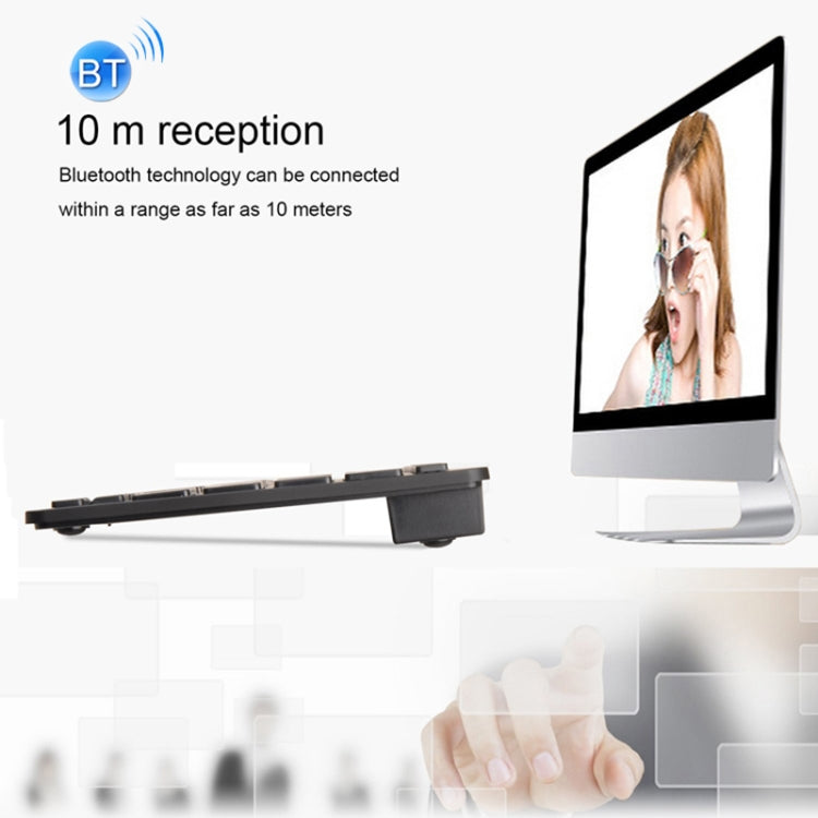 X5 Ultra-Thin Mini Wireless Keyboard + Wireless Mouse Set, Support Win / Android / IOS System