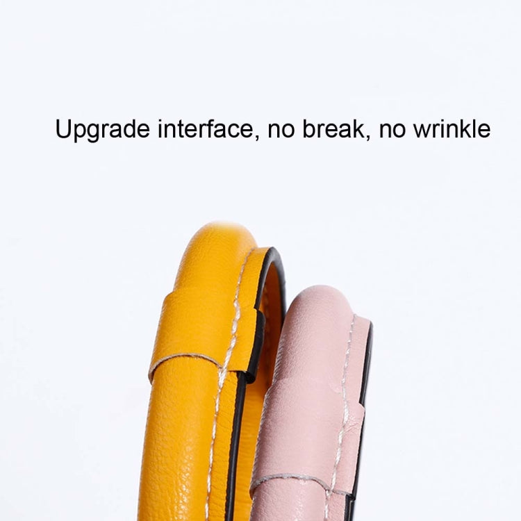 2 PCS Fringed Bracelet Keychain Circle Anti-Lost PU Leather Hairball Bracelet Keyring Pendant