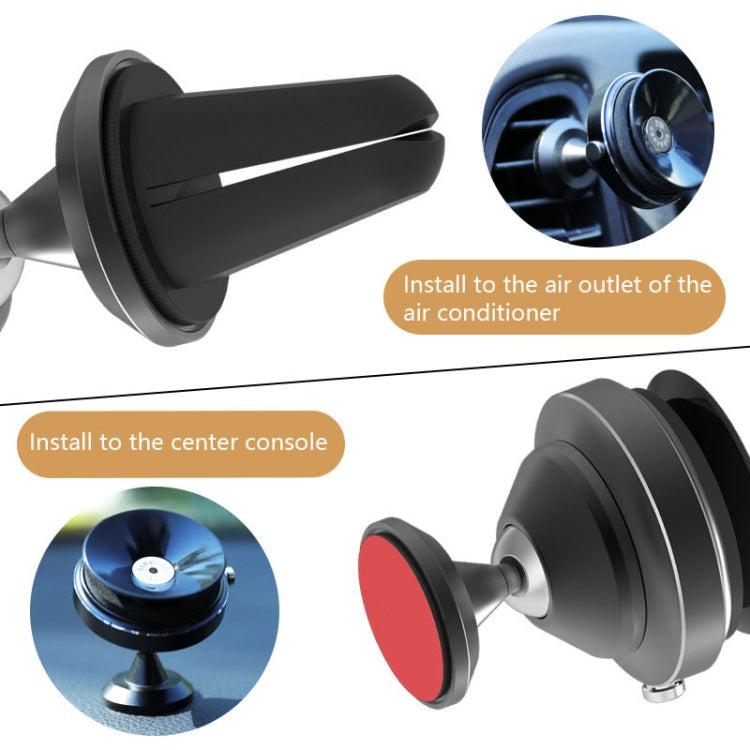 Car Airbag Mobile Phone Holder Car Air Outlet Exhaust Suction Cup Mobile Phone Holder 360 Rotating Mobile Phone Holder