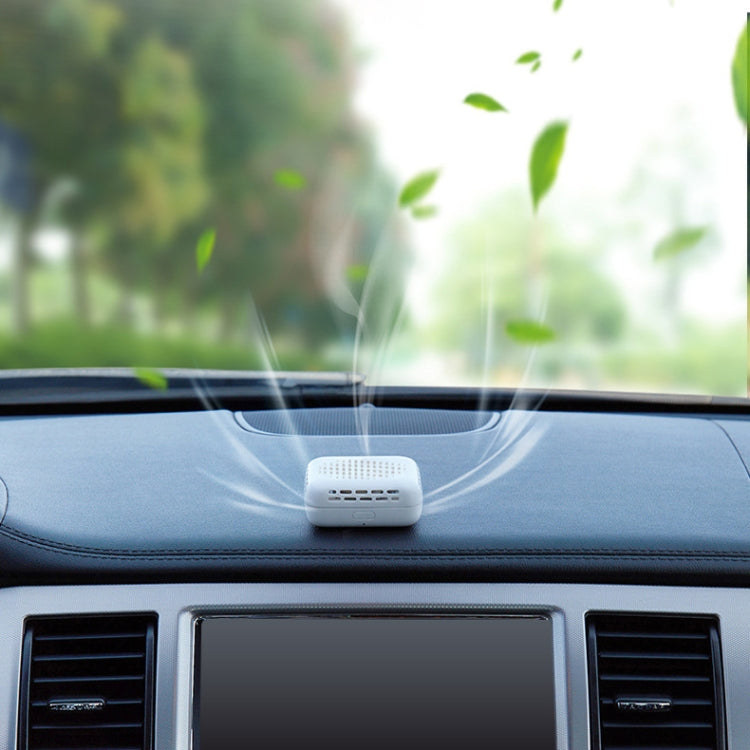 Car Aroma Diffuser Small Mini Portable Fragrance Diffuser Indoor Air Purification Waterless Silent Diffuser, Colour: White(Complete Set)