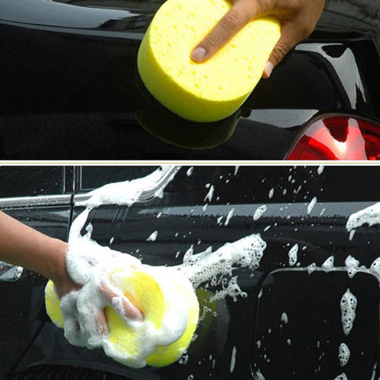 10 PCS Honeycomb Car Wash Sponge Large Vacuum Compression Sponge Car Beauty Waxing Tool(Random Colour Delivery)