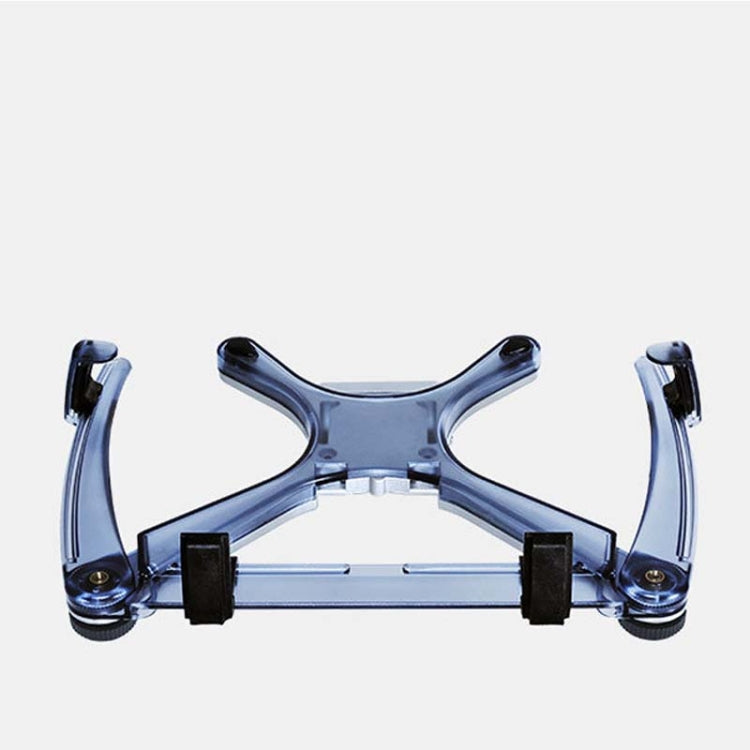 OA-1S Office Desktop Clip Mounted Tablet Computer Stand Universal Aluminum Notebook Stand(Silver)