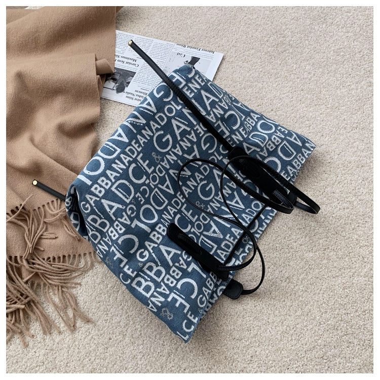 2578MDD Autumn And Winter Fashion Printed Female Bag Large Capacity Single Shoulder Bag