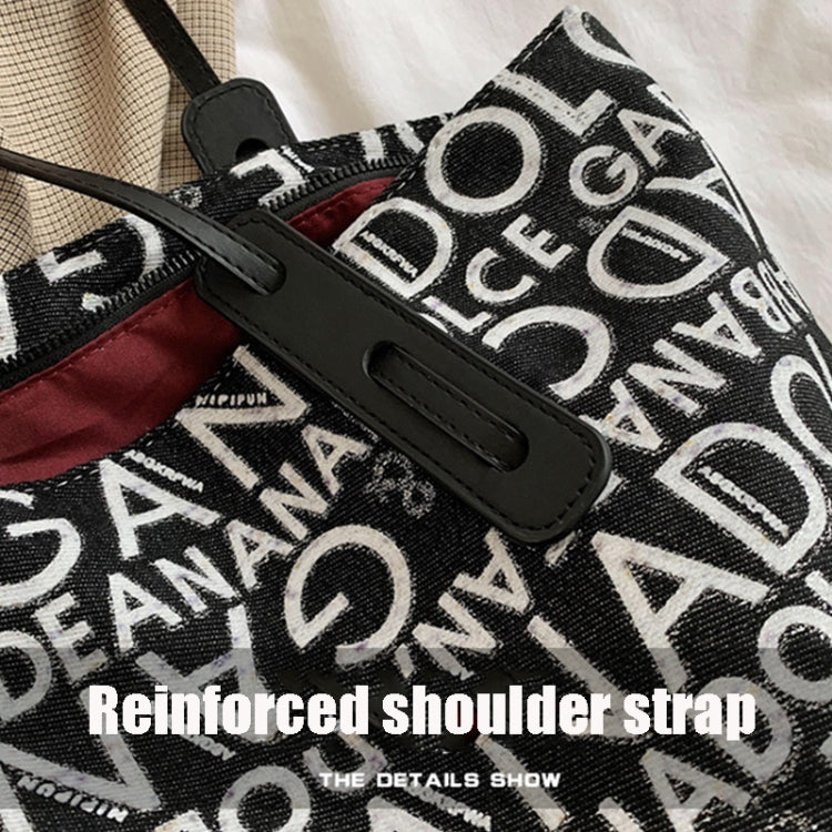 2578MDD Autumn And Winter Fashion Printed Female Bag Large Capacity Single Shoulder Bag