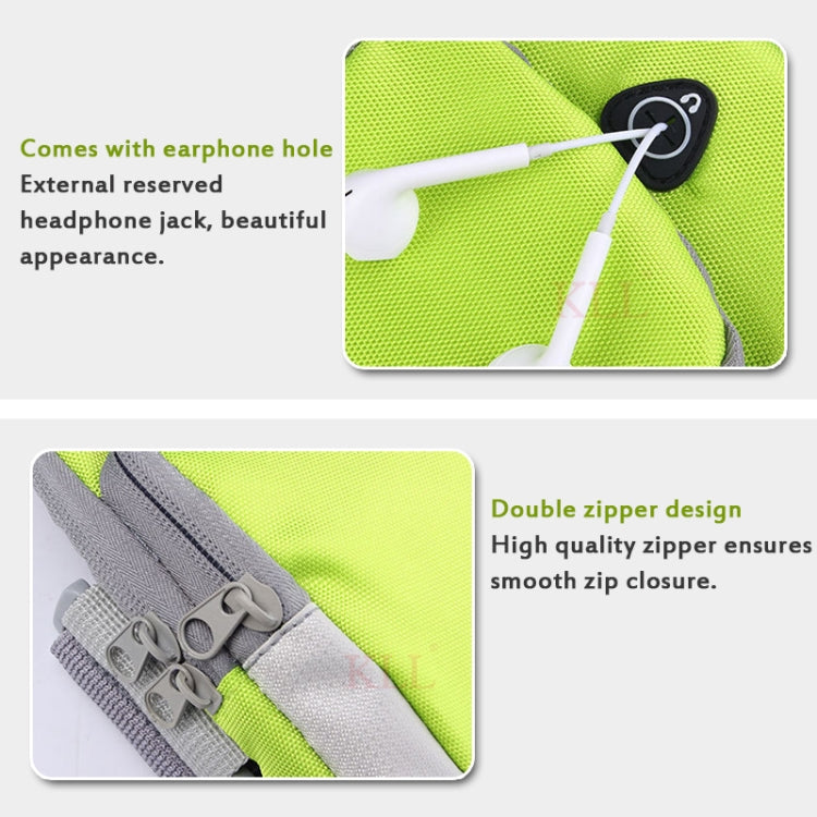 2PCS Outdoor Sports Running Armband Case Holder Waterproof Bag for smartphones below 5.5 inch