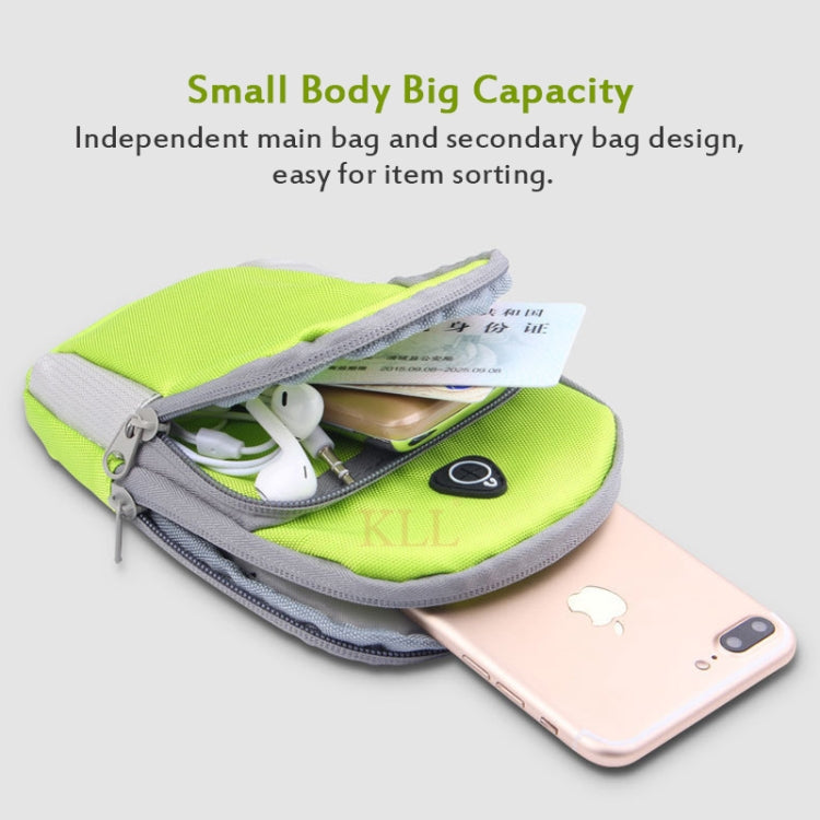 2PCS Outdoor Sports Running Armband Case Holder Waterproof Bag for smartphones below 5.5 inch