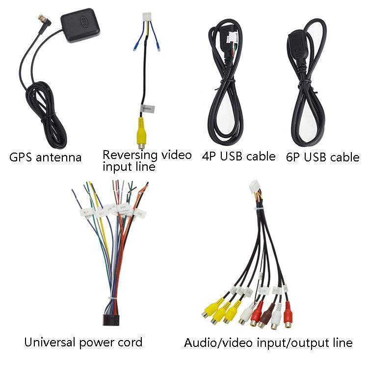 8 inch Dual Knob Single Spindle Car Navigation GPS Case Height Adjustable Car Navigation Integrated Machine WiFi 1G+16G