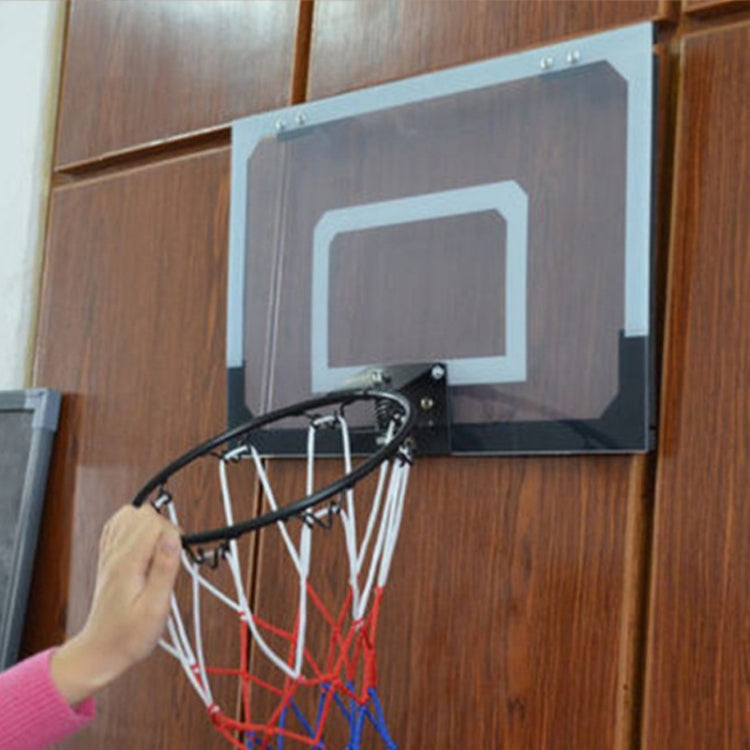Children Basketball Stand Transparent Wall-Mounted Basketball Board