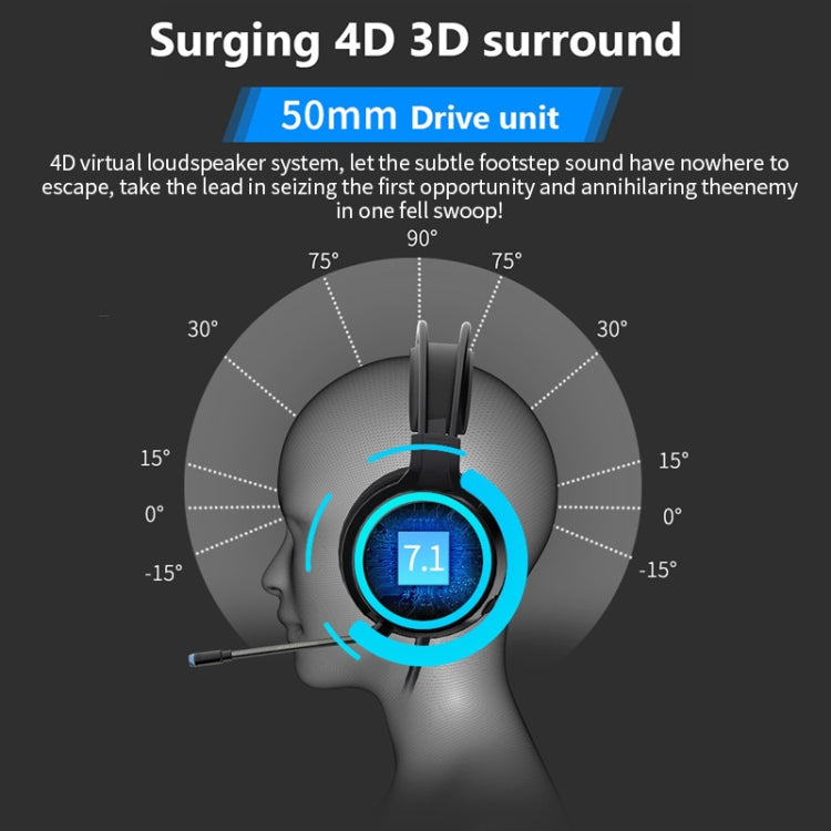 G58 Computer Headset Head-Mounted Gaming Wired Headset With Microphone Headset, Cable Length: about 2m, Colour: White Colorful 3.5MM Version