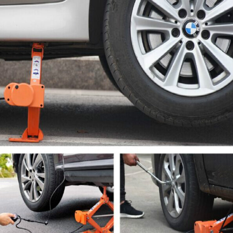 12V Car Jack Car Equipment Scissor Electric Hydraulic Jack Car Repair Tool