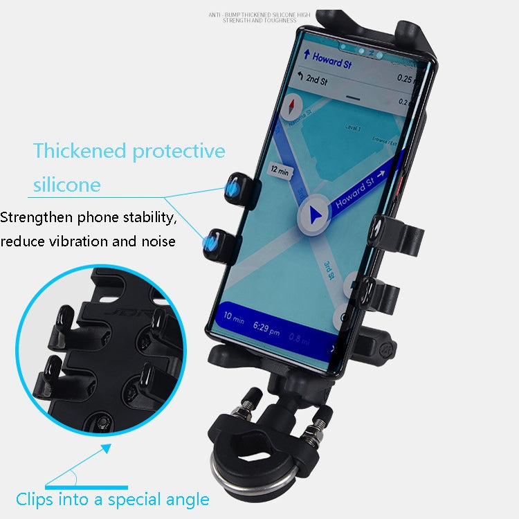Motorcycle Multi-Function Mobile Phone Holder Adjustable Universal Locomotive Riding Anti-Shake Fixed Equipment