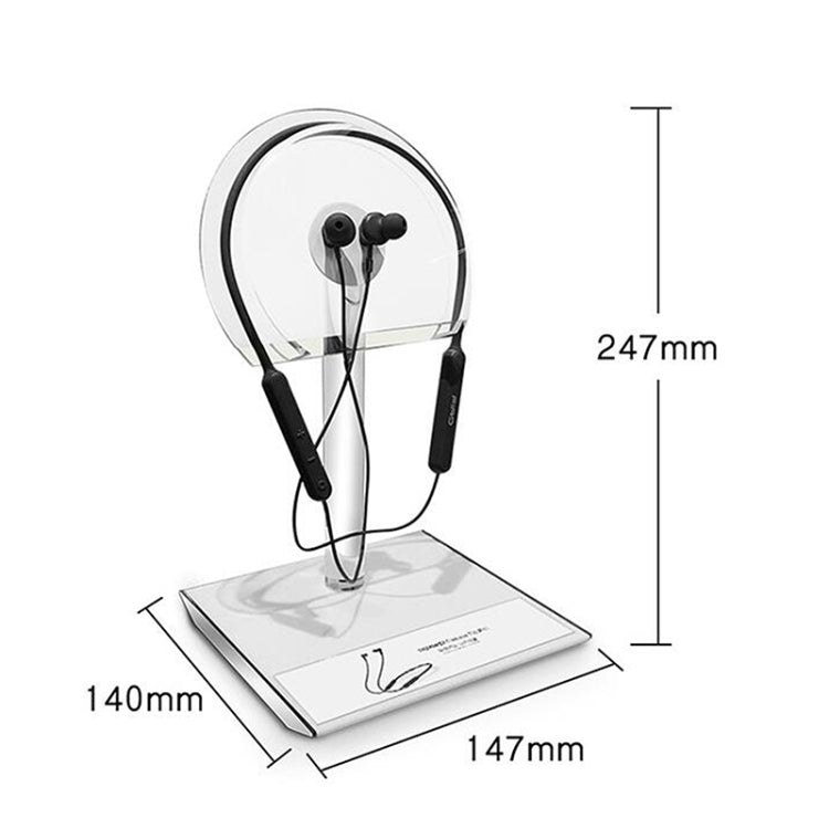Wireless Bluetooth Headset Crystal Display Stand for Huawei FreeLace