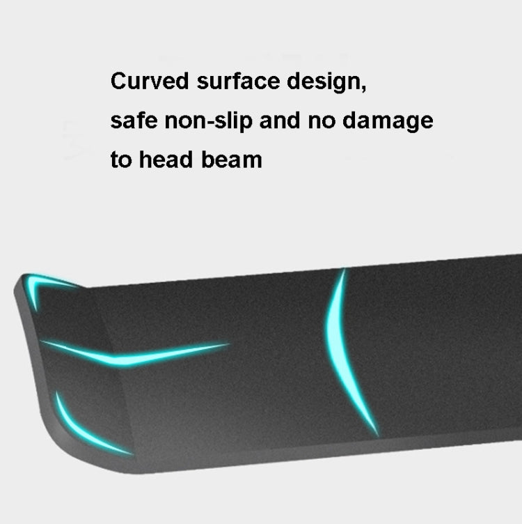 2 PCS Z5 All-Aluminum Alloy Headphone Holder Hanger Hook Wall Display Shelf