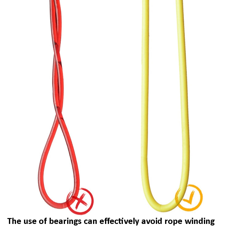 Handle Self-Locking Rope Skipping Racing Adult Fitness Equipment Students Exam Bearing Sporting Goods, Length: 2.8m