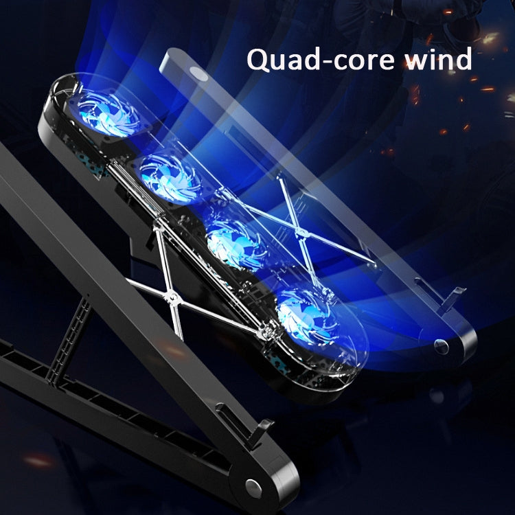XX-NU66 Laptop Bracket Folding Radiator Exhaust Cooling Fan