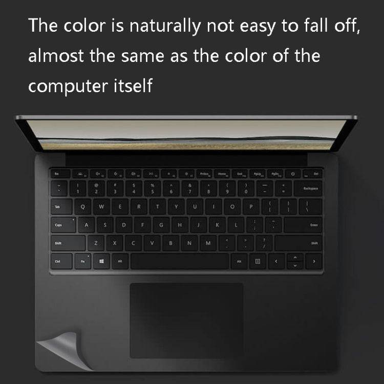 Notebook Shell Protection Sticker For Microsoft Surface Pro 4/5/6 (Back A+Border Matte Translucent)